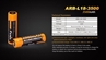 Picture of 18650 ARB-L18-3500 Rechargeable Li-ion Battery by Fenix™