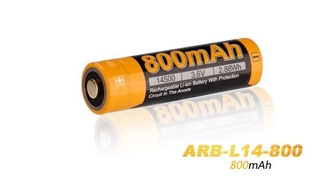 Picture of 14500 ARB-L14-800 Rechargeable Li-ion Battery by Fenix™
