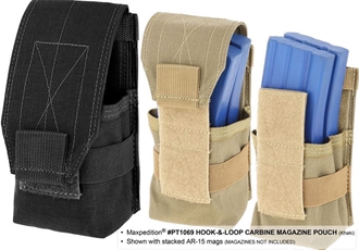 hook and loop pouches
