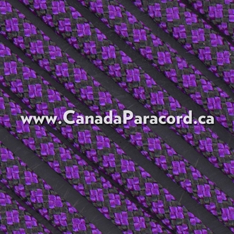 Acid Purple Diamonds - 50 Ft - 550 LB Paracord 