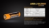 18650 ARB-L18-2600 Rechargeable Li-ion Battery by Fenix™