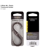 S-Biner® Plastic Double Gated Carabiner #4 - Smoke