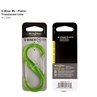 S-Biner® Plastic Double Gated Carabiner #4 - Lime