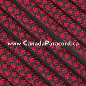 Imperial Red Diamonds - 100 Ft - 550 LB Paracord