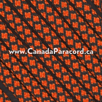 Neon Orange Diamonds - 1,000 Ft - 550 LB Paracord