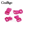Pink 3/8 Inch Curved Side Release Buckles - Various Colours - Coobigo