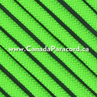 Neon Green - 25 Feet - 550 LB Paracord