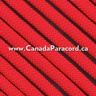 Red - 25 Feet - 550 LB Paracord