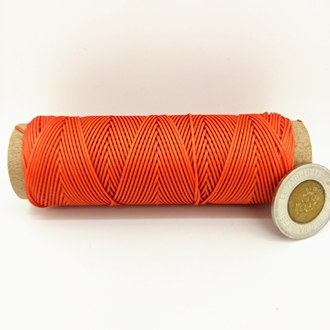 Hot Orange | 0.9 MM Micro Cord | 100 Feet