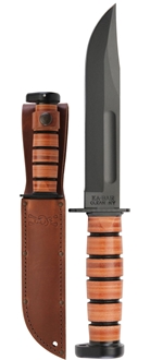 Dog's Head Utility Knife by KA-BAR® With Leather Sheath