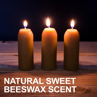 beeswax candle by uco